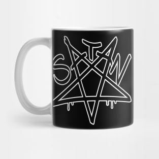 Star Of Satan Inverted Pentagram Mug